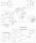 Cylinder Cylinder Heads Crankcase CoverSump Engine Gasket Set Valve Gasket Set Intake Manifold Diagram and Parts List for 42E707-2631-E2  Briggs and Stratton Engine